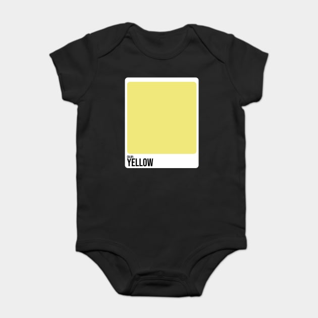 Paint Swatches Costume Yellow Color Swatch Family Group Halloween Baby Bodysuit by belownormal